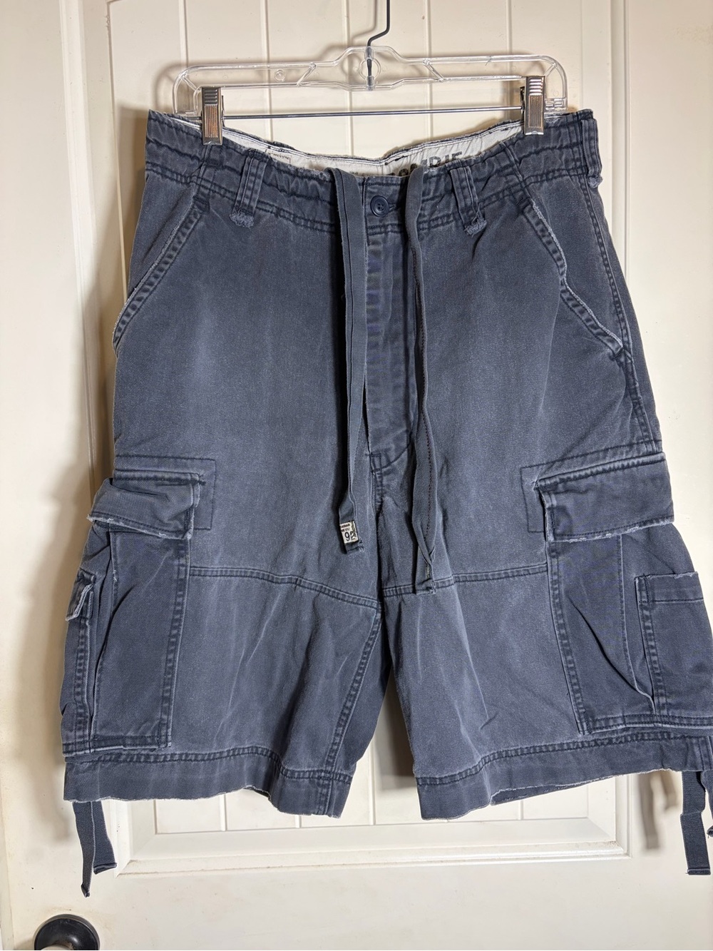 Abercrombie & Fitch Vintage Slate Blue Cargo Shorts